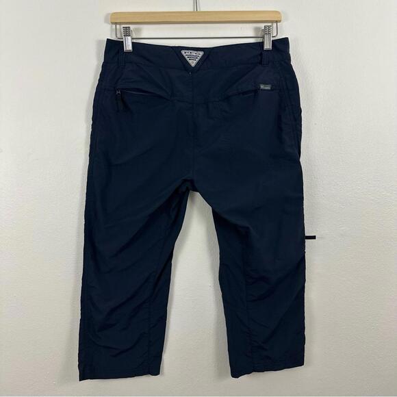 Columbia Women's Omni Shield Blue Capri Pants Size 6 - Picture 2 of 5